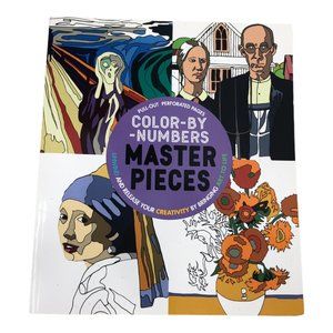 Color-By-Numbers Master Pieces New Unwind And Release You Creativity